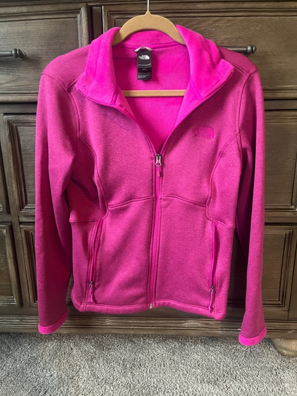 The North Face Pink Full-Zip Women's Fleece Jacket